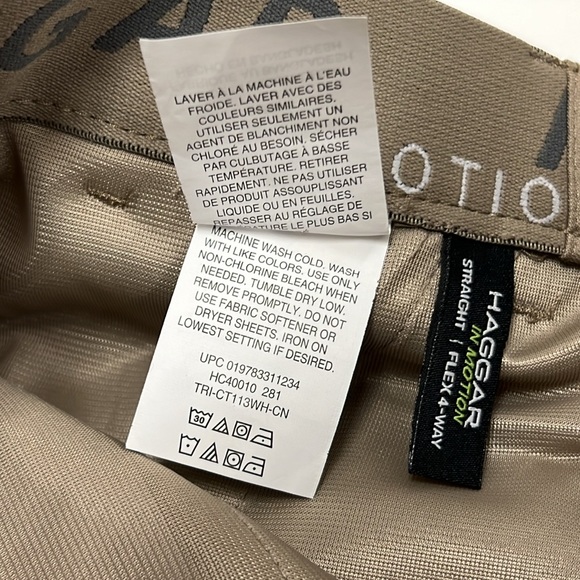 NWT Haggar Active Flex Straight Fit Pants 32x32 SOLD IN STORE - Picture 7 of 8